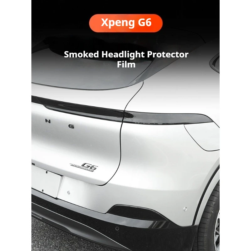Fit For XPeng G6 Headlight Taillight Tint Film Blackout Protective Film Smoke Color Changing Lamp Cover Modification Accessories view 2