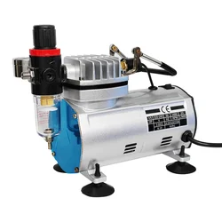 Airbrush Compressor Portable Quiet Mini Compressor for Airbrush Paint Nail Art Tattoo Cake Painting Automotive Graphic Make-up