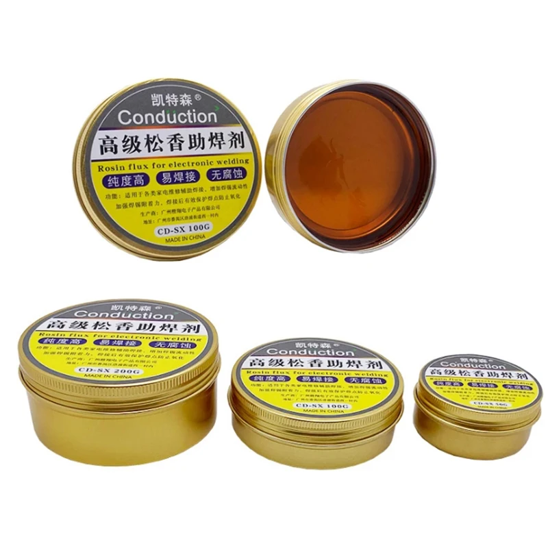 Solder Rosin/Rosin Flux Soldering Welding Rosin for Soldering Iron Soft Solder Welding BGA PCB Repair Fluxe factory price