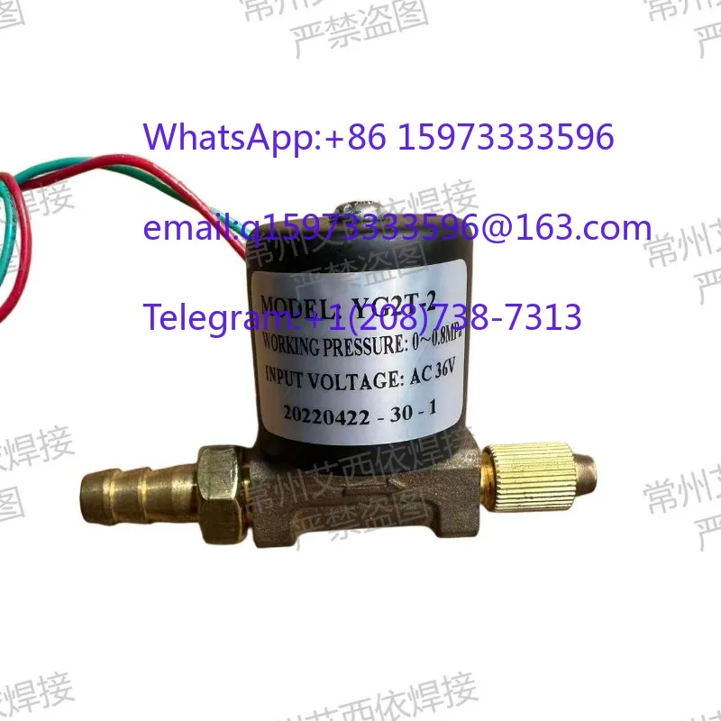 Two-position two-way solenoid valve YG2T-2-B AC220V/36V/24 argon arc welding machine solenoid valve