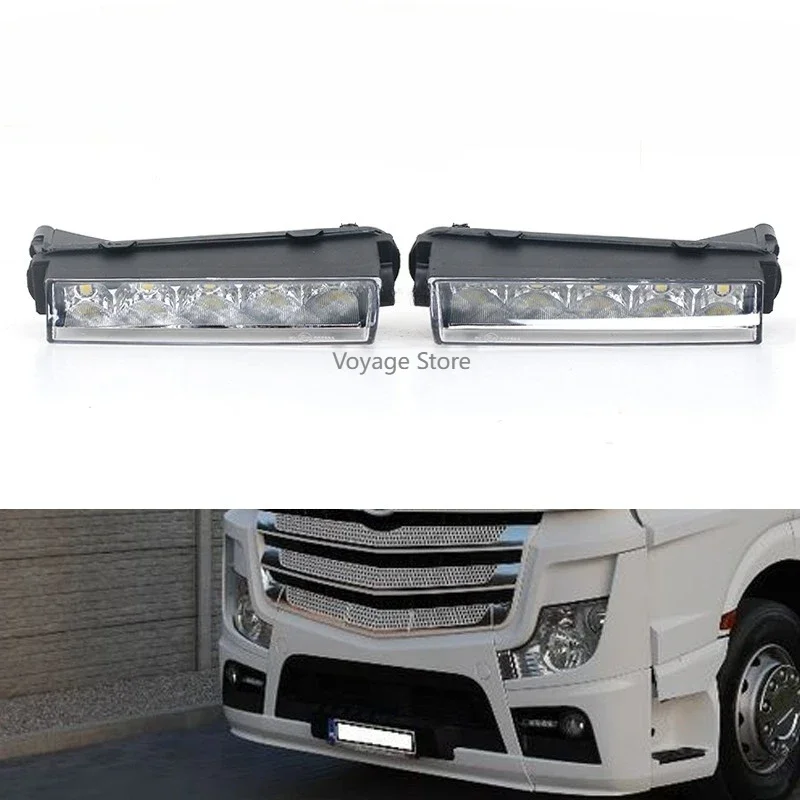 Suitable for MP4 daytime running lights of 2645 2651 Mercedes Benz trucks, new ACTROS LED fog light bumper light