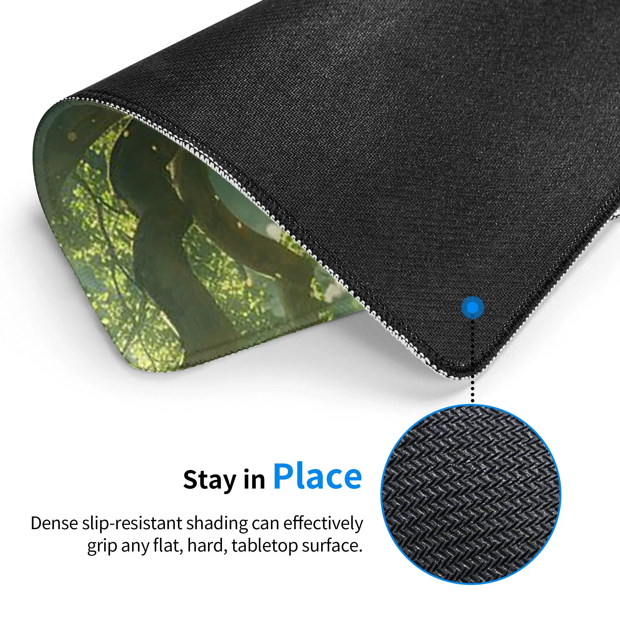 Forest Sunlight And Tree Light Shadow Mouse Pad Computer Keyboard Mouse Mat Gamer Laptop Desk Mat Office Accessories Table Mats