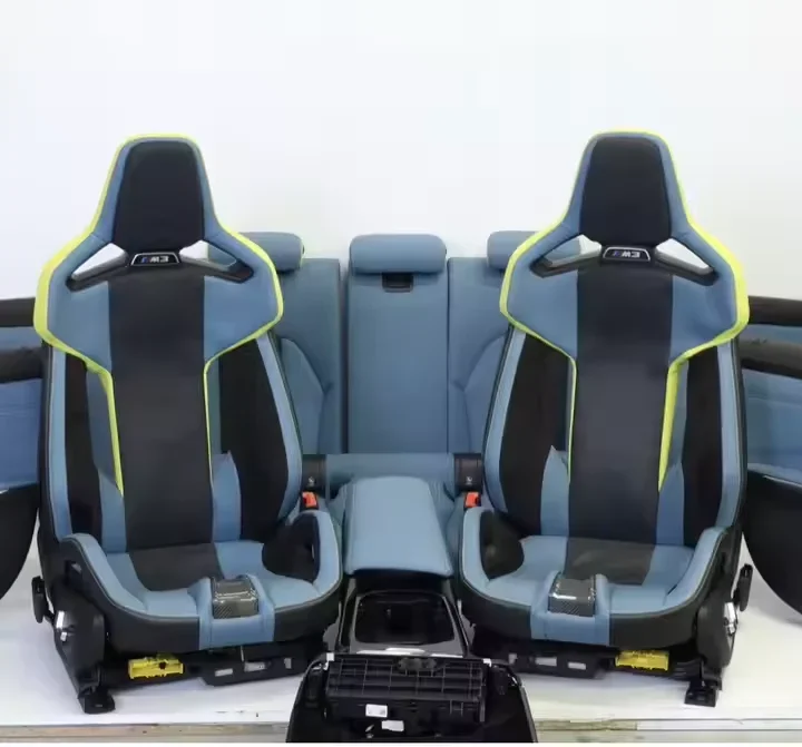 Original Carbon Fiber Bucket Seats for BMW M2 M3 M4 M5 M6 G14-G90 Series - Sport Racing Style Seating for Enhanced Driving Exper