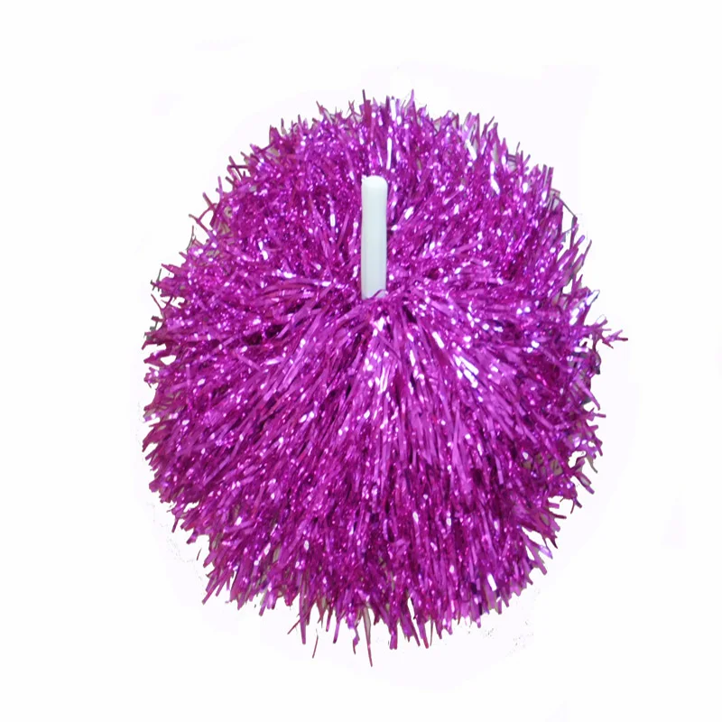 

10Pcs, Cheerleader Pompoms in PVC, Cheerleading Supplies, Cheer Color and Handle Can Choose, Factory Price, 100g