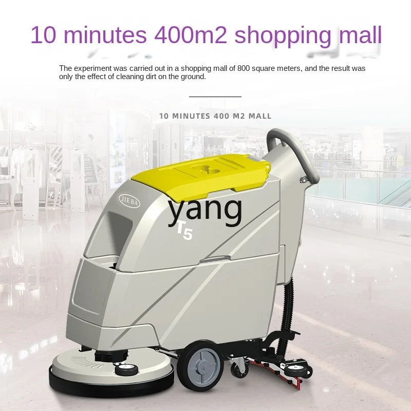 LTT Commercial Washing Truck Hand Push Hotel Mall Floor Cleaning Suction and Suction All-in-One Machine