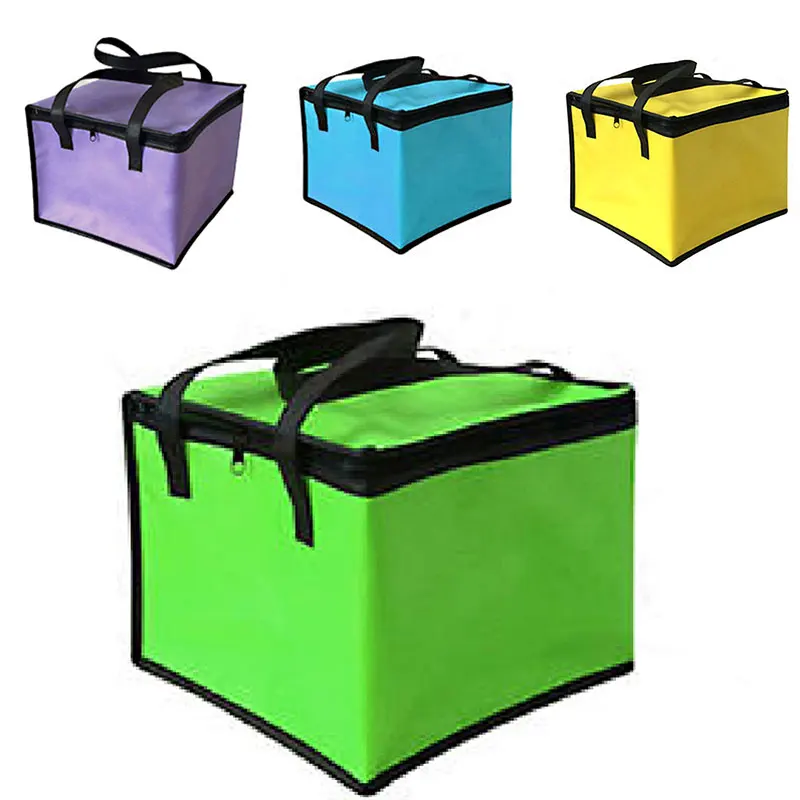 High-capacity Non-Woven Thermal Lunch Bag Insulation Food Package Portable Camping Picnic Pack Bags Cooler Drink Carrier