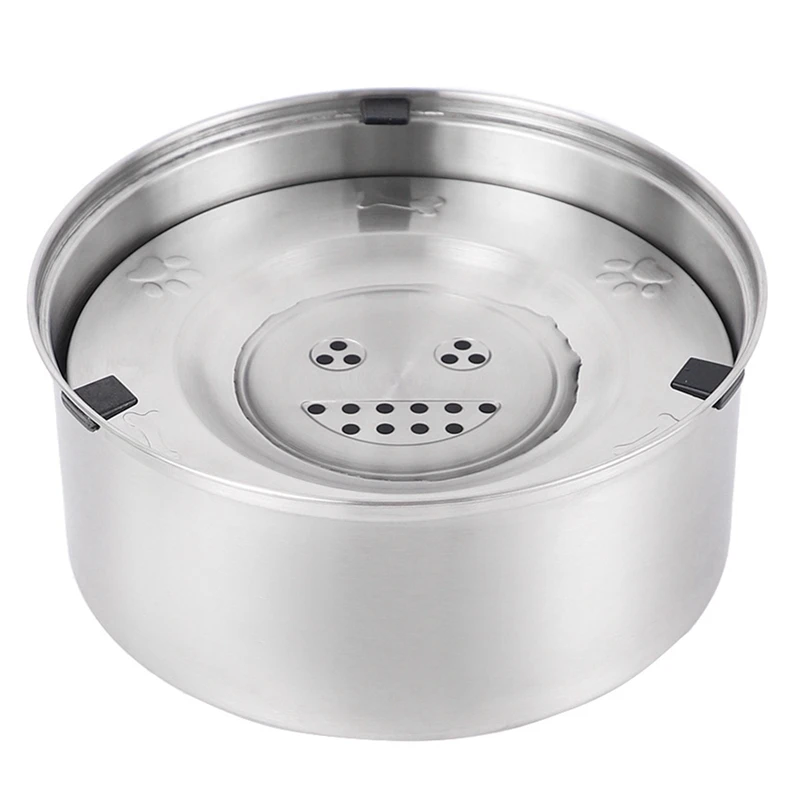 Pet Drinking Fountain, Anti-Spill And Splash Dog Drinking Fountain, Non-Slip Dog And Cat Pet Feeding Water Bowl