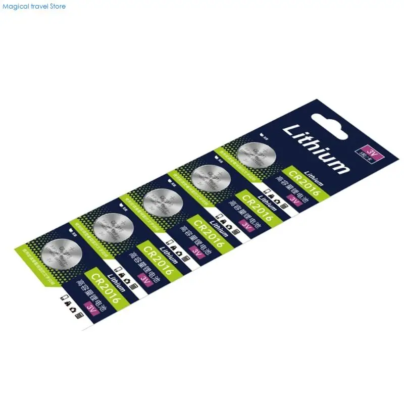 N2UB High Energy Density CR2016 Battery Button Cell For Car Keys And Small Devices