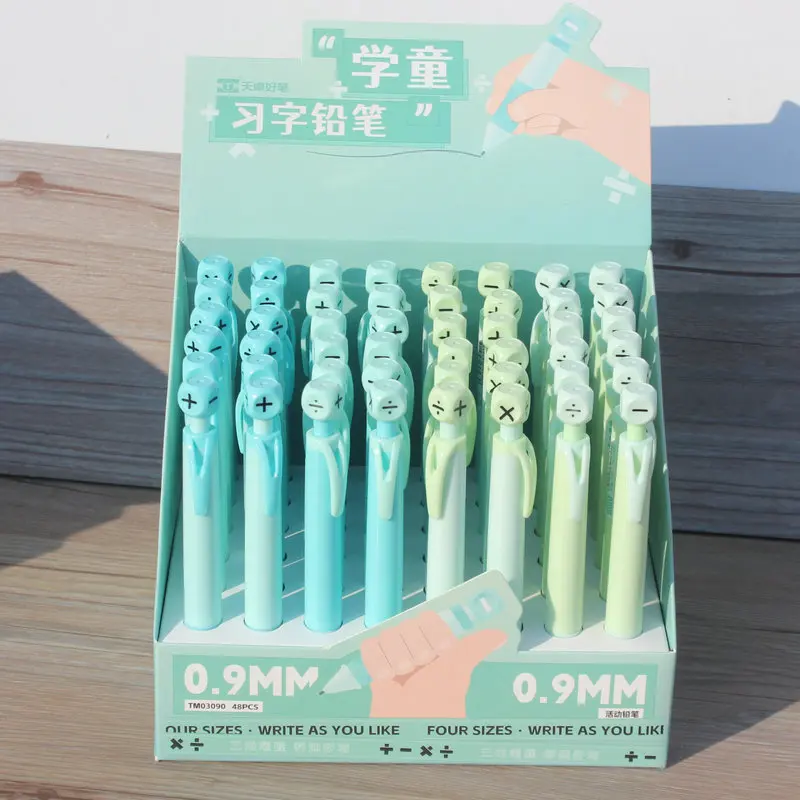 

40pcs Creative Mechanical Pencils for Kids 2B Pencil 0.9mm Art Supplies Drawing School Supplies Wholesale Cute Mechanical Pencil