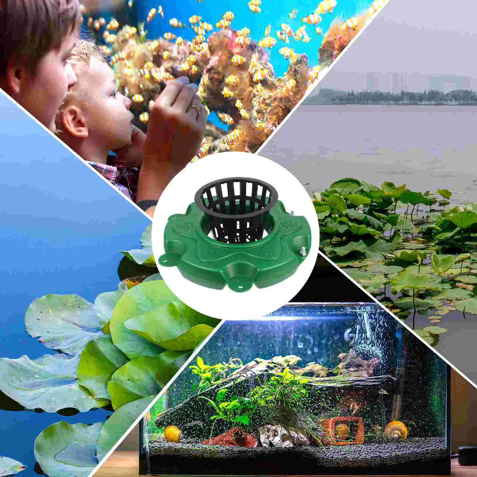 Home Hydrangea Ecological Floating Island Greening Pond Plant Baskets Decoration Flower Aquatic Planter Aquaponics