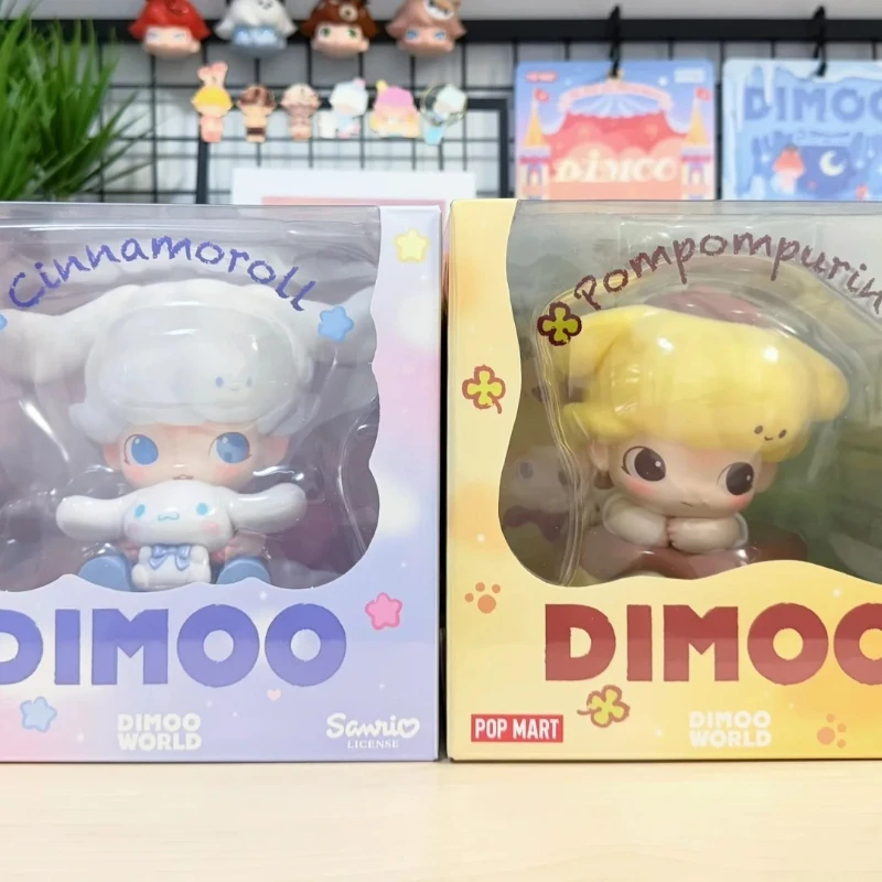 

POPMART DIMOO WORLD × Pudding Dog: Модная настольная декоративная фигурка ручной работы – идеальный подарок для дома