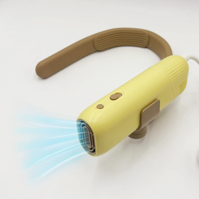 

110V 240V New Mini Neck-mounted Hair Dryer for Cats and Dogs, Hair Remover, High-speed Ion Pet Hair Dryer