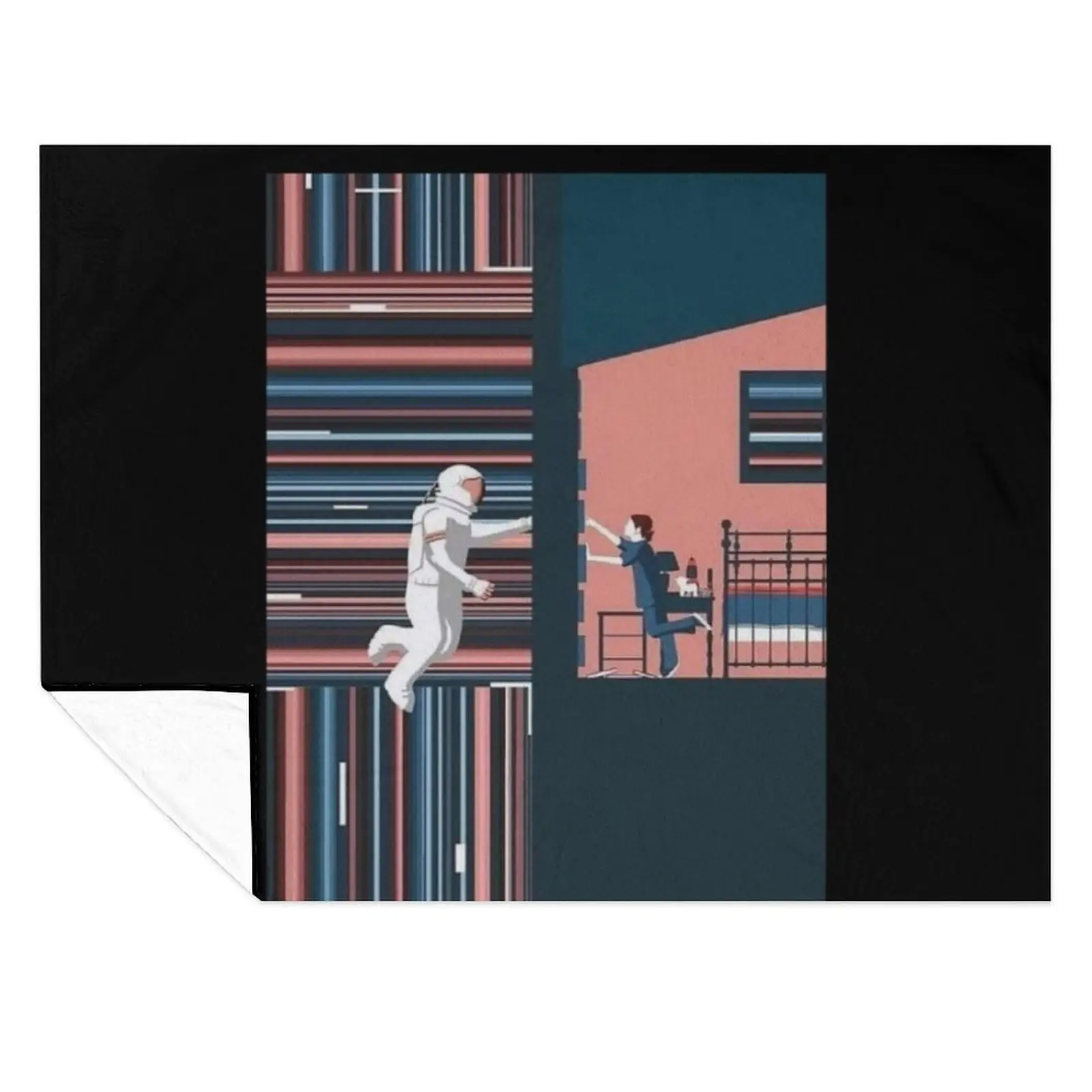 

Interstellar Tesseract Classic Throw Blanket Polar Soft Big Quilt Stuffeds Blankets