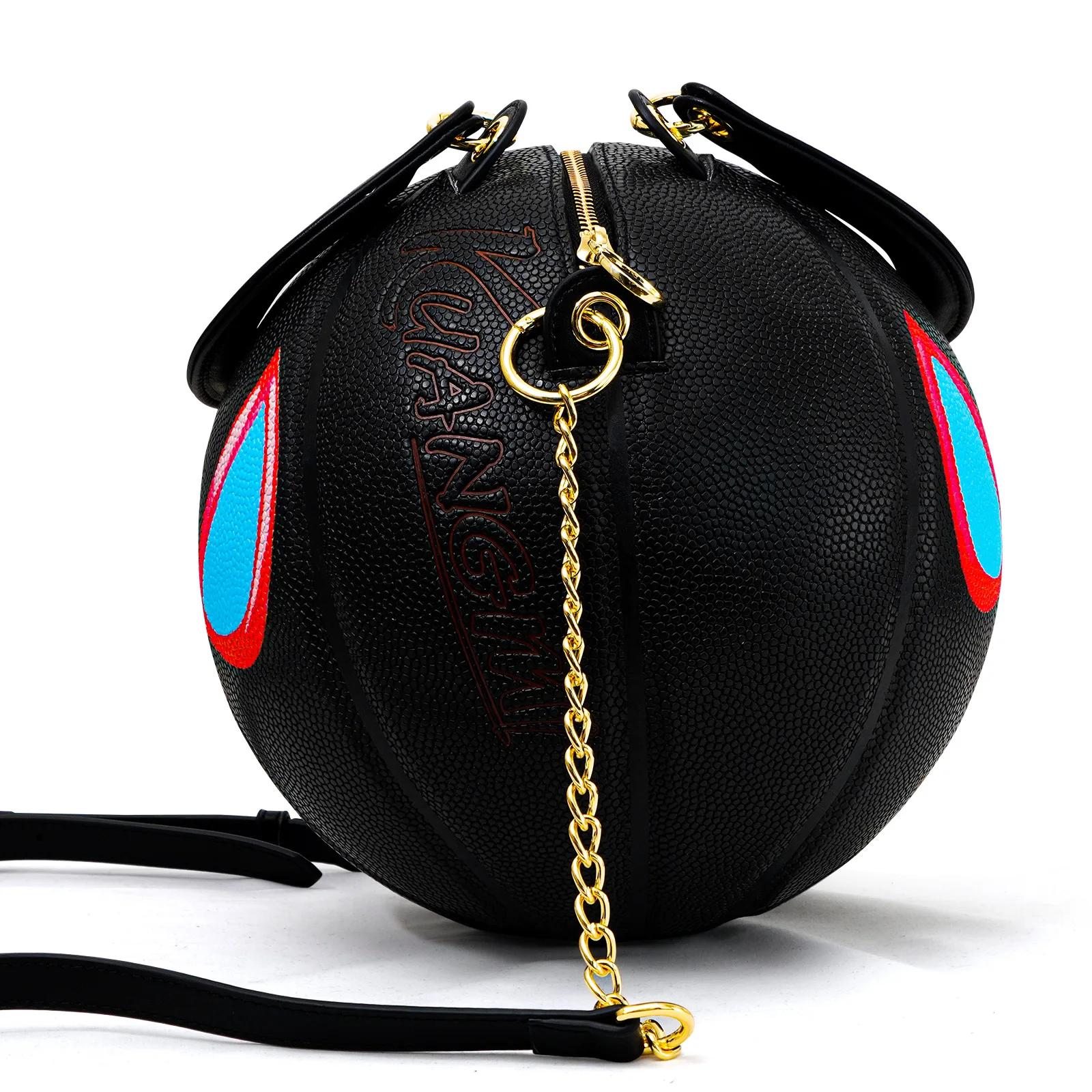 Fotografia 3: Bolsa inspirada em basquete Kuangmi Trendy Street-Style Fashion Essential