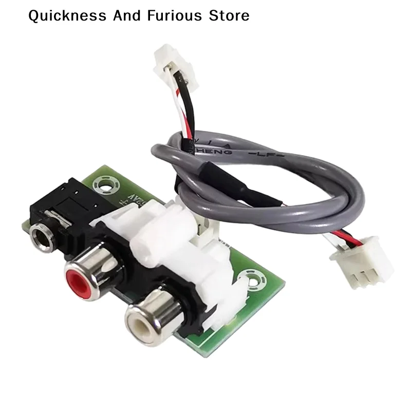 Hot Sale 3.5MM Audio Socket Dual AV Lotus Socket Input To XH2.54-3P Output Adapter Small Board For Audio Cable RCA Lotus Socket