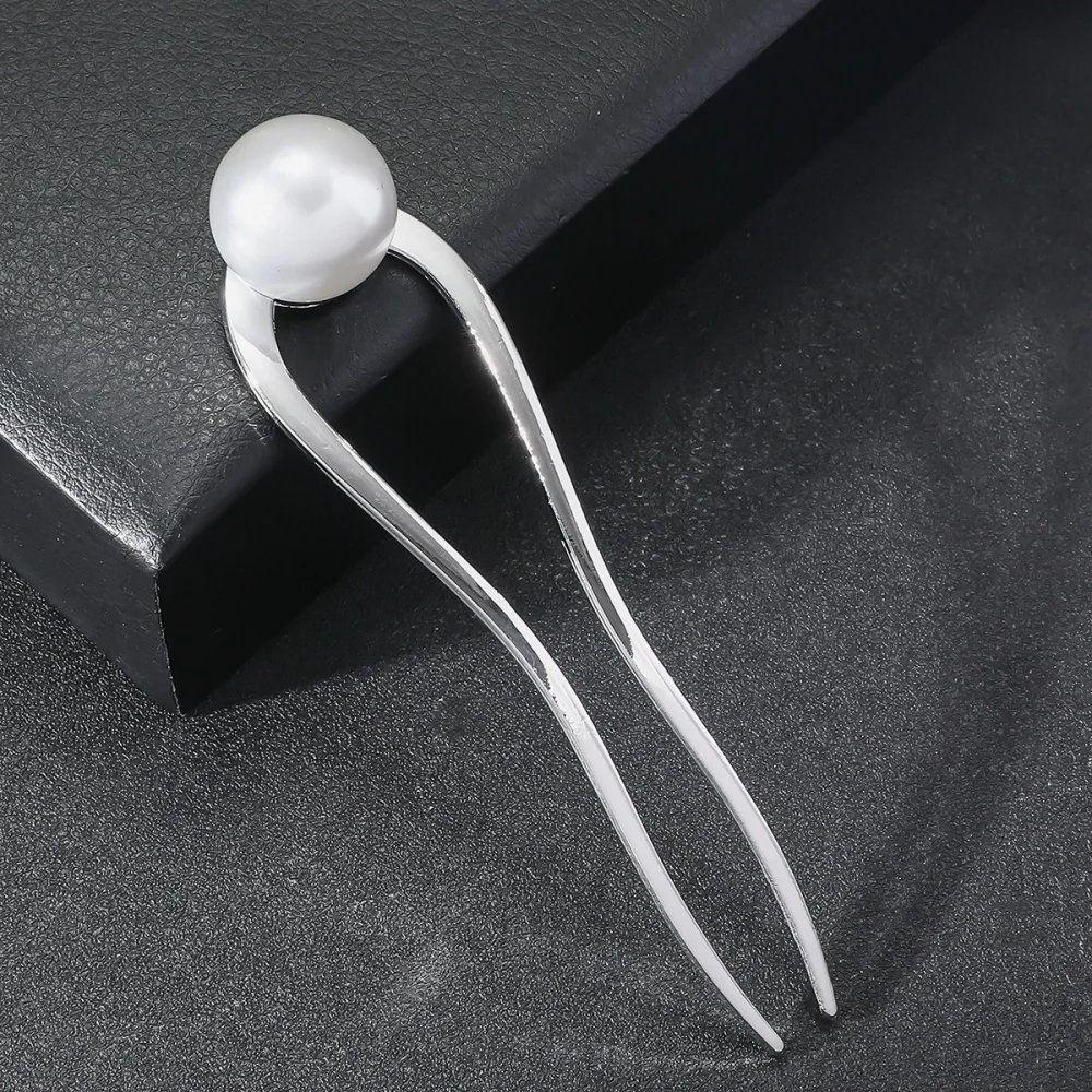 Neue Einfache U-förmige Haarnadel Metall Haar Sticks U Französisch Haar Clips Pins Modische Haar Schmuck Zubehör für Frauen Großhandel