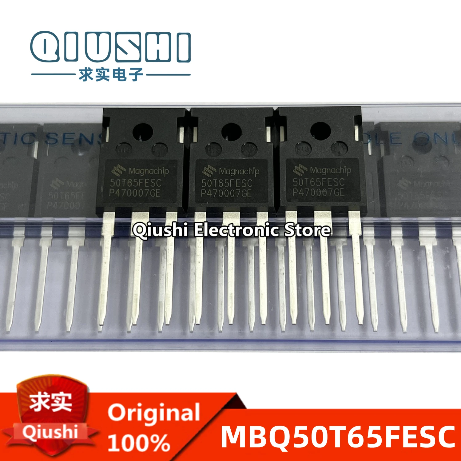 10PCS New Original  MBQ50T65FESC 50T65FESC MBQ50T65 50T65 TO-247 IGBT Single Pipe 50A 650V