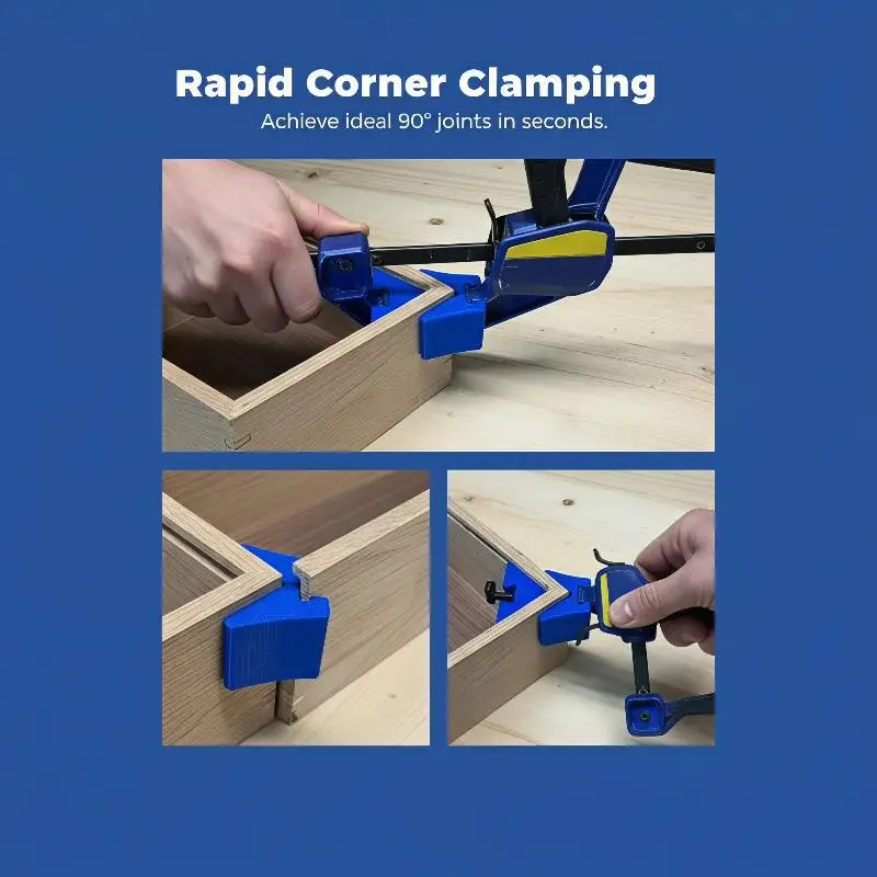 Irwin Quick Grip Bar Clamp Angle Clamp Adapter Compatible with Most Irwin Clamps for DIY Home Repair Woodworking