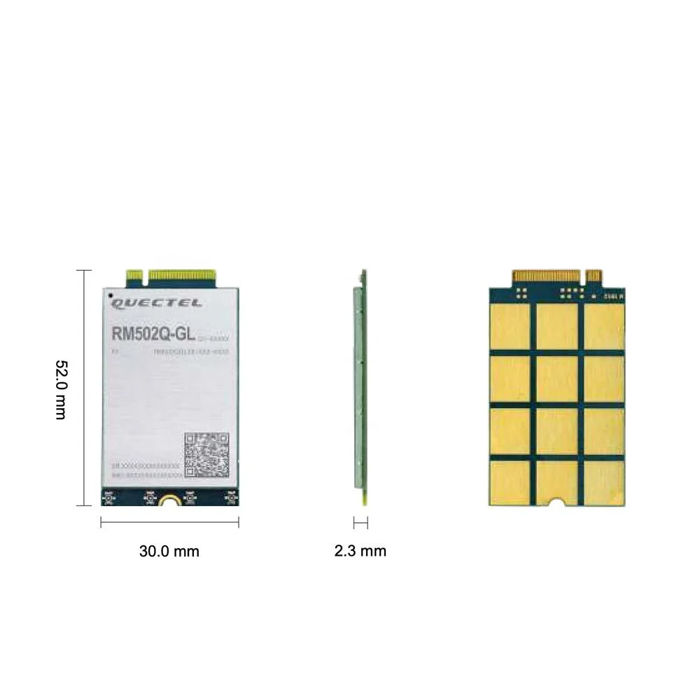 Quectel 5G RM502Q-GL ماكس. الارتباط Downlink 5Gbps / 900Mbps يدعم NSA وSA