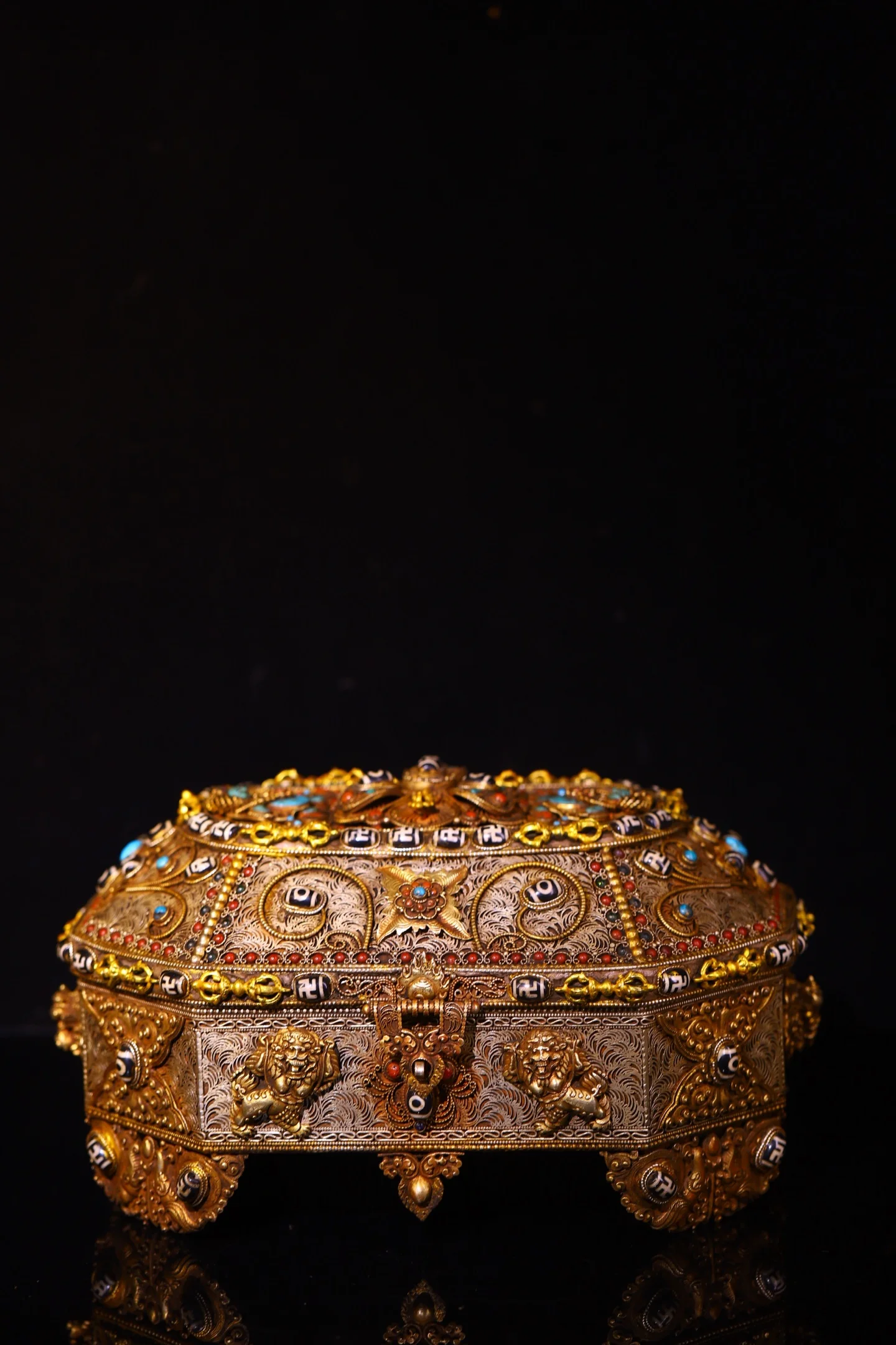 12"Old Tibetan Silv…