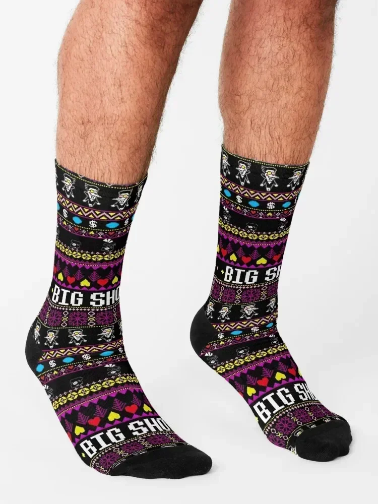 Spamton's BIG SHOT Kromer Krismas Socks summer Antiskid soccer Children's Christmas Socks For Men Women's