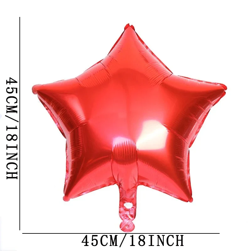 18Inch Star Shaped Foil Balloons Birthday Wedding Baby Shower Decorations Christmas Party Halloween Xmas Balloons Party Decor