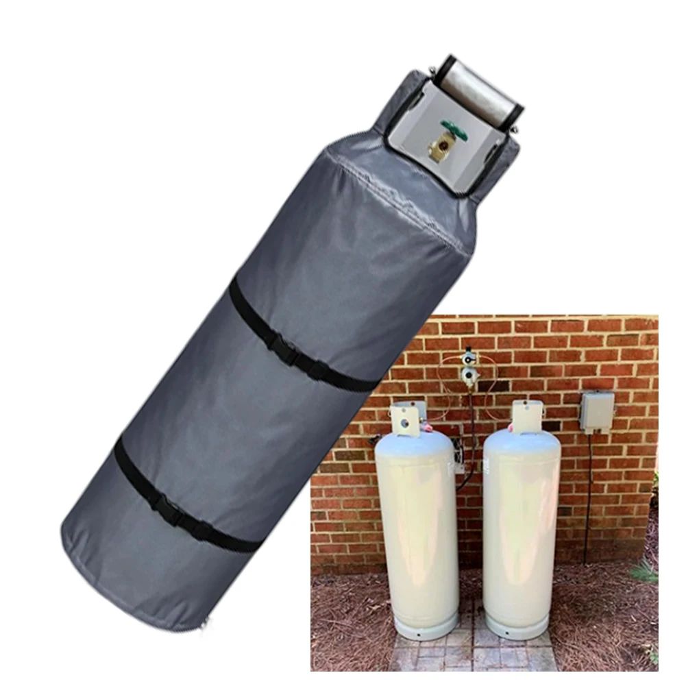 Propane tank cover waterproof with easy open top dust sun frost protection for propane canisters 15 7 by 48 inch size