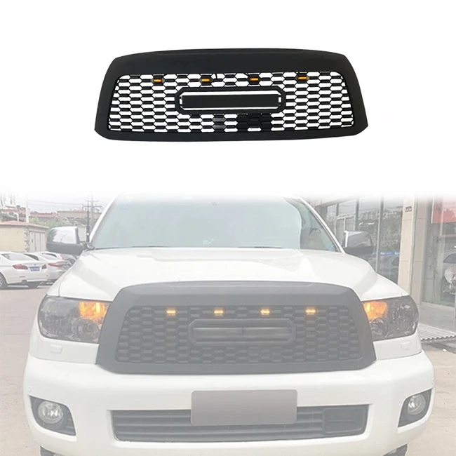 

LUMA Accessories 4x4 Offroad Parts 2010-2018 Black ABS Plastic Car Bumper Grill Fit For Toyota Sequoia