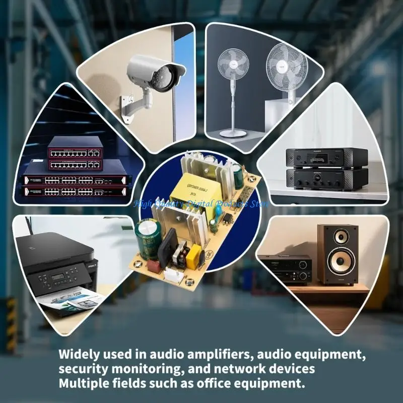 

U2JE Stable Operation AC100V~260V to DC9V7A Switching Power Supply Module Effective Cooling for Continuous Electronic Use