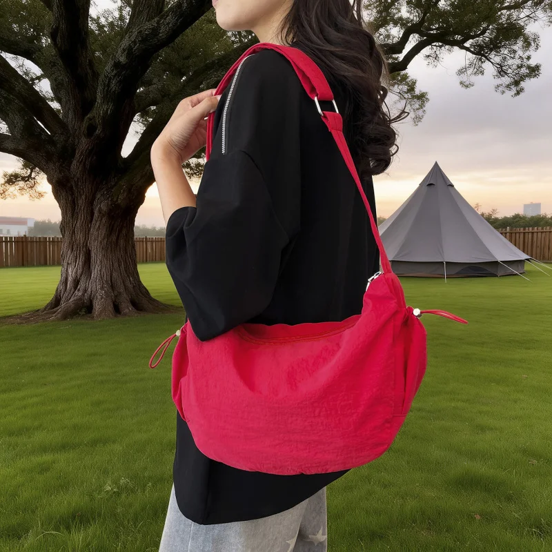 

2026 Spring New Crossbody Bag Minimalist Retro Lazy Style Casual Sling Bag Women's Fashion Shoulder Bag for Daily Use