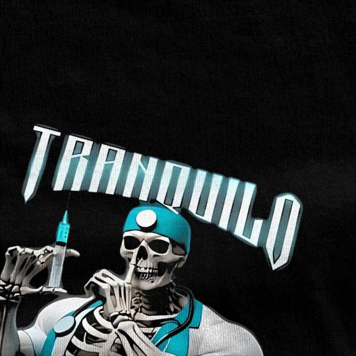 Horror Skeleton T Shirt Beach TRANQUILO SOLO ES UN CICLO Y2K Casual T Shirts 100 Cotton Harajuku Tshirt For Men's Print Tops image 2