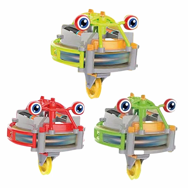 참신 마법의 텀블러 외발 자전거 로봇 전기 장난감 꼭대기 산책자 균형 스핀 자동차 조립 소년 소녀를위한 흥미로운 선물