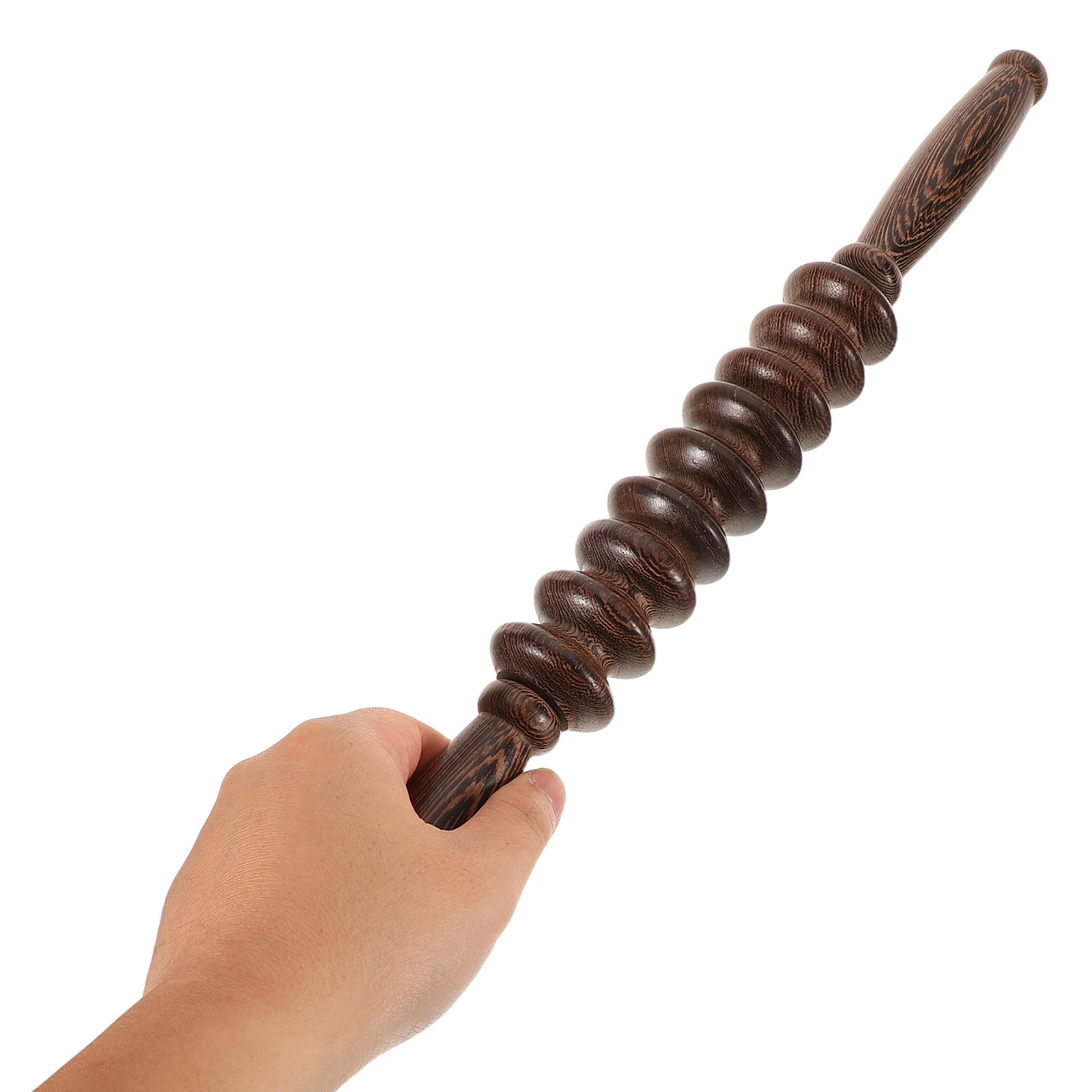 

3pcs Wooden Massage Roller Stick Ergonomic Handheld Design For Leg Back Muscle Relief Portable Manual Massager For Fatigue