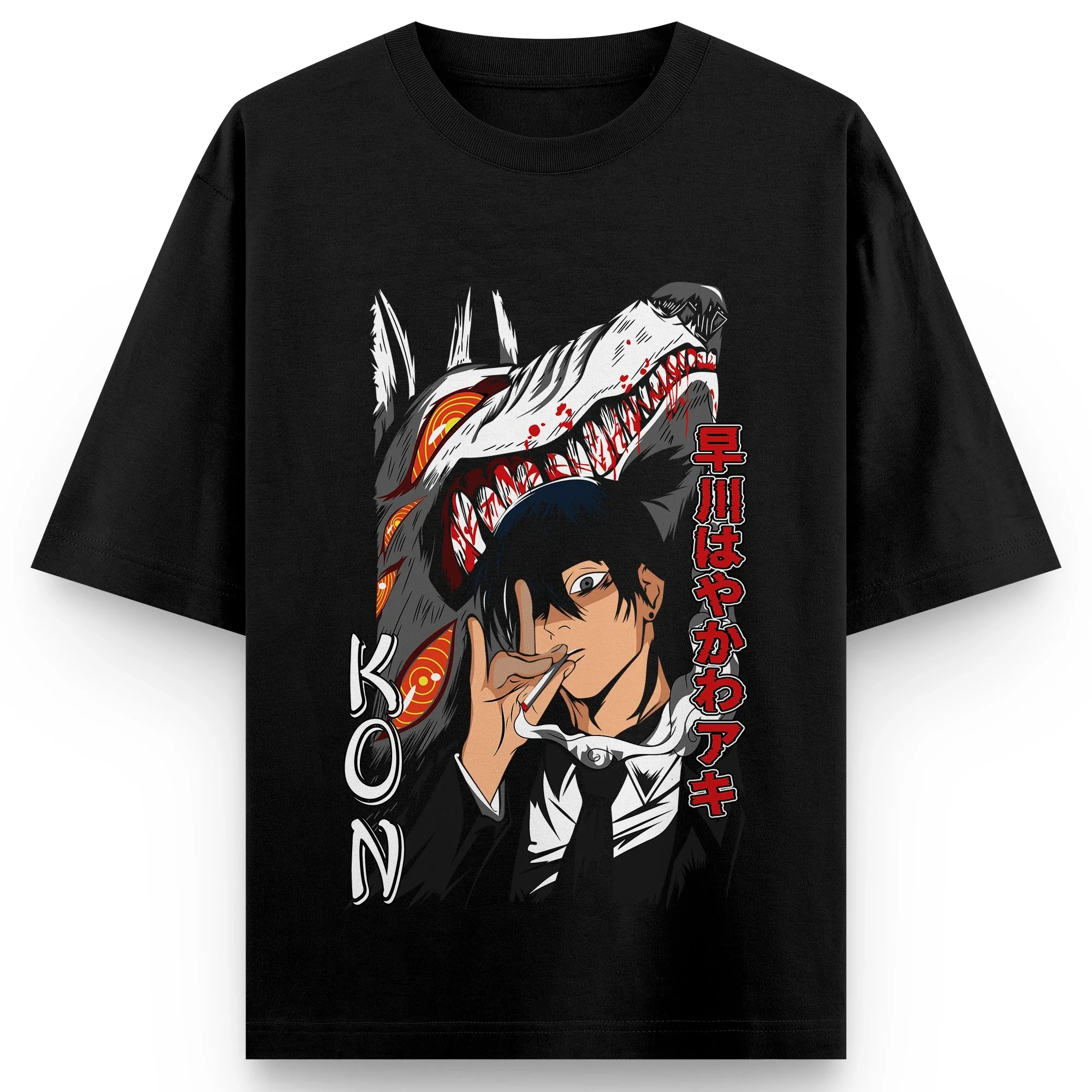 Jujutsu Kaisen Anime Grafik Druck Baumwolle T Shirts für Männer 2025, Sommer Casual Kurzarm T-shirts Streetwear T-shirt Herren Kleidung