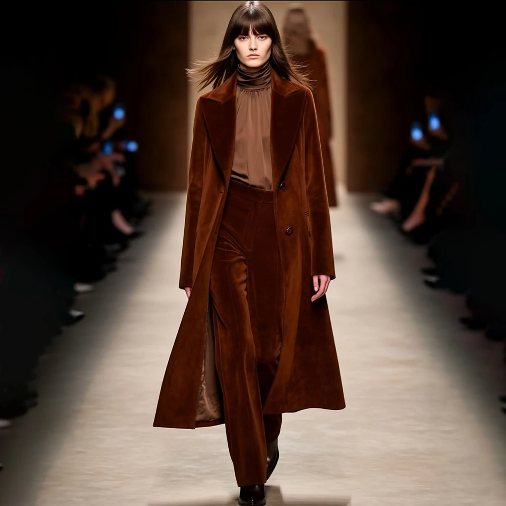 

Высококачественный женский пиджак, костюмы, формальный однобортный длинный пиджак с остроконечными лацканами, женская одежда на заказ, костюм