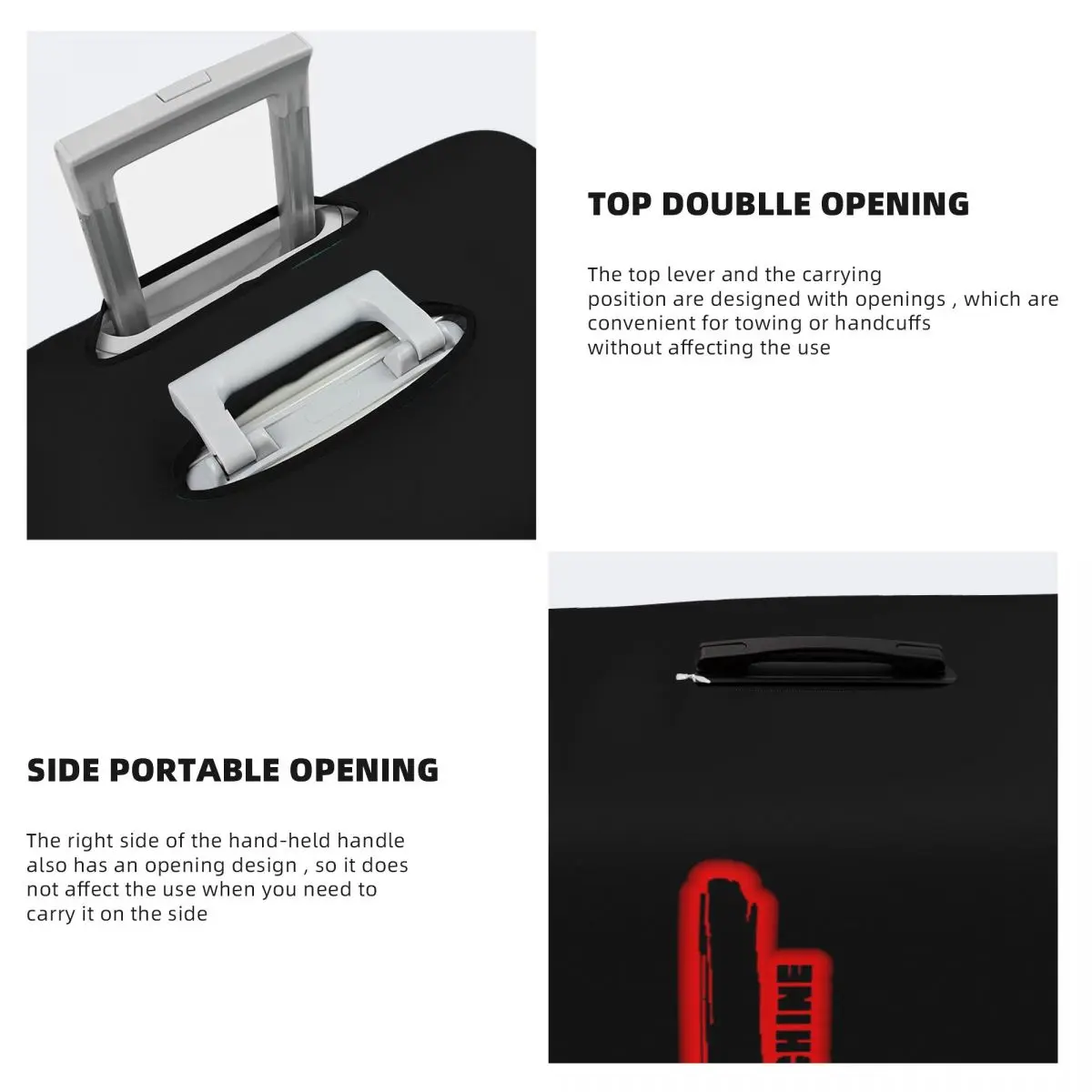 Capa de proteção para mala Indochine Capa protetora elástica para bagagem de viagem para 18-32 polegadas