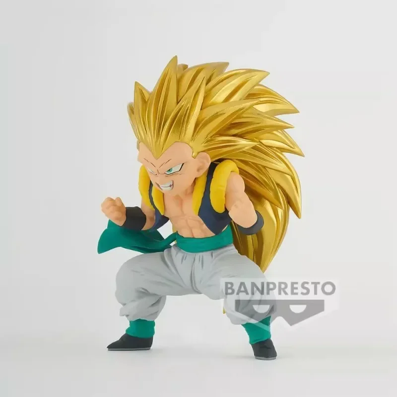 Bandai oryginalny Banpresto Anime Dragon Ball Z BOS SPECIALXVI Super Saiyan 3 Gotenks pcv kolekcja figurek lalki