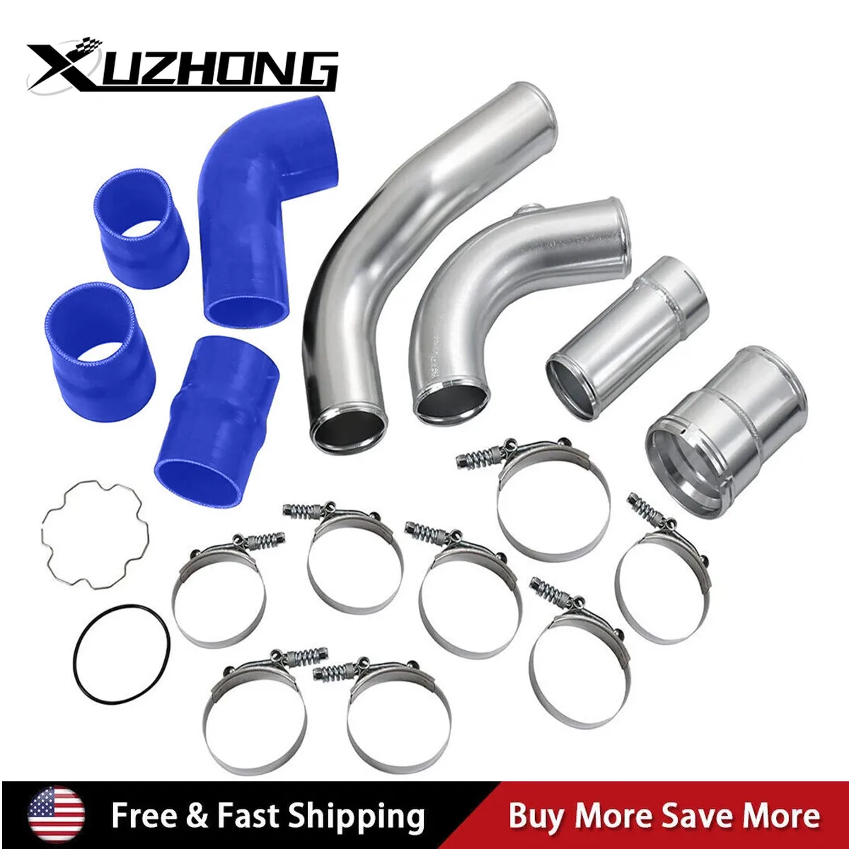 

Cold& Hot Side Intercooler Pipe Upgrade For Ford 6.7L Powerstroke Diesel 2011-16