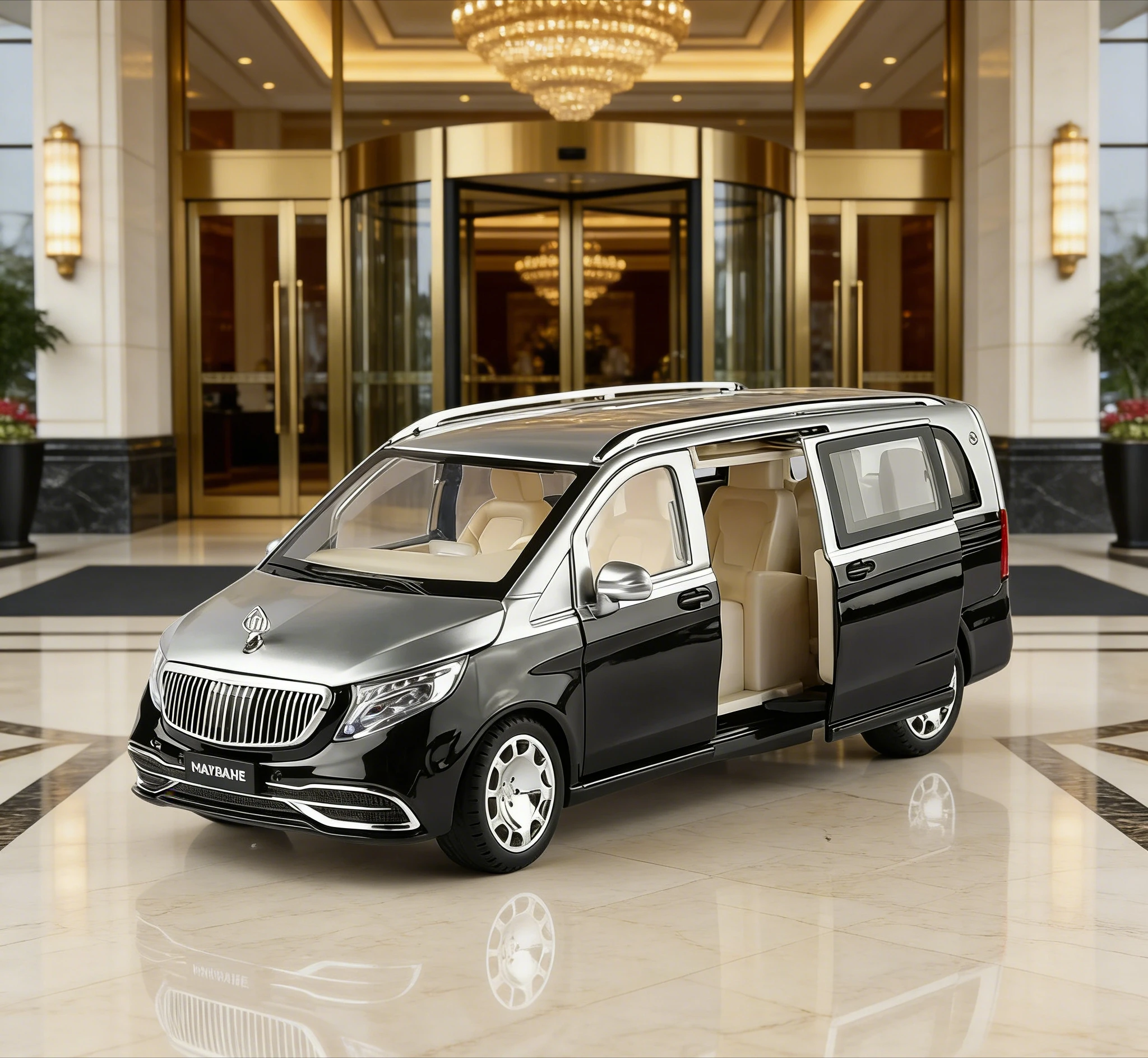 

1:24 Maibar 680 alloy car model remote control electric door simulation commercial vehicle kids toy wholesale