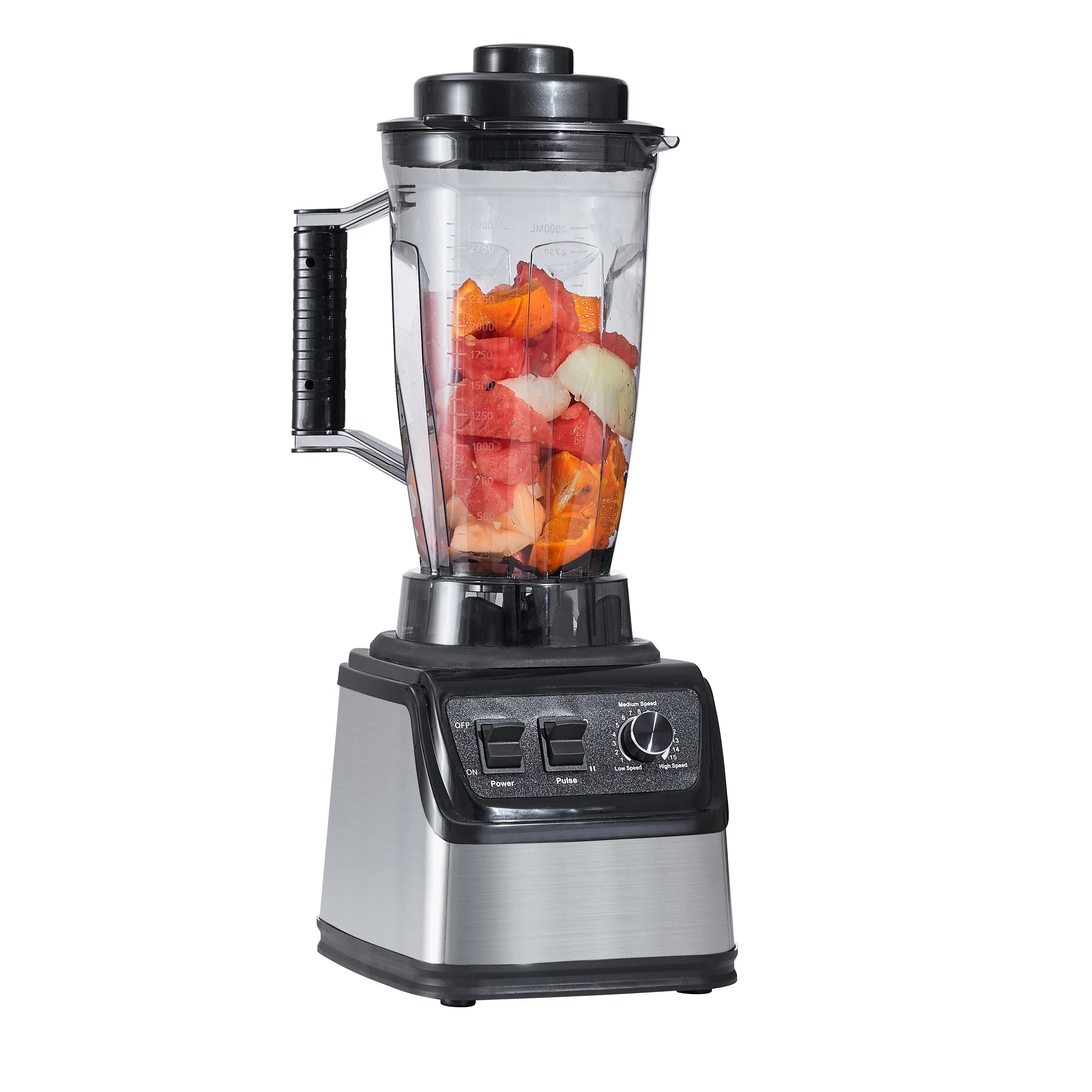 Multifunctional 3 in 1 Blender 1600W 8 Blades Household Mixer Juicer Smoothie Yam Machine