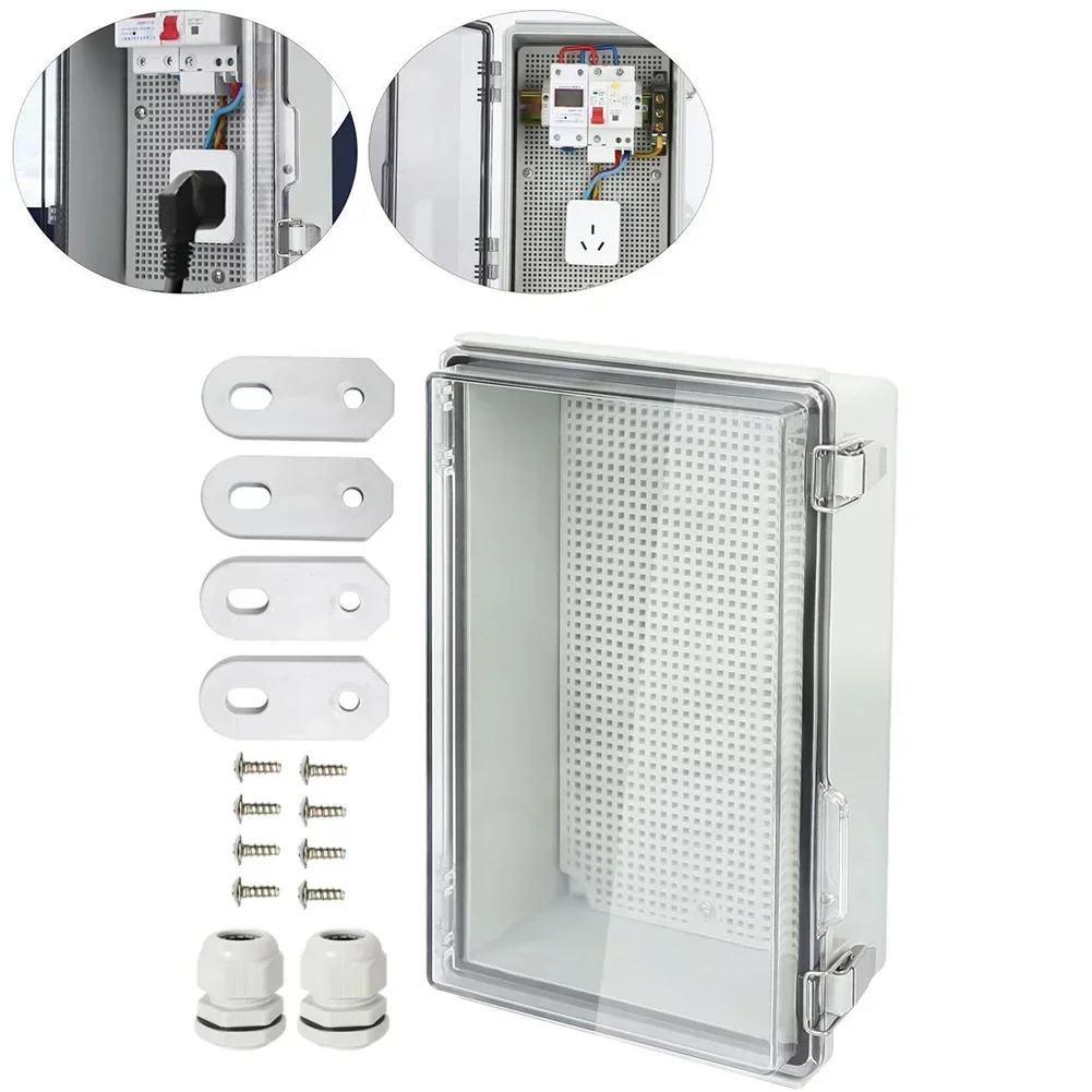 Indoor Outdoor Cable Distribution Box Outdoor Junction Box Corrosion-Resistant Easy Installation Flame Retardant ABS