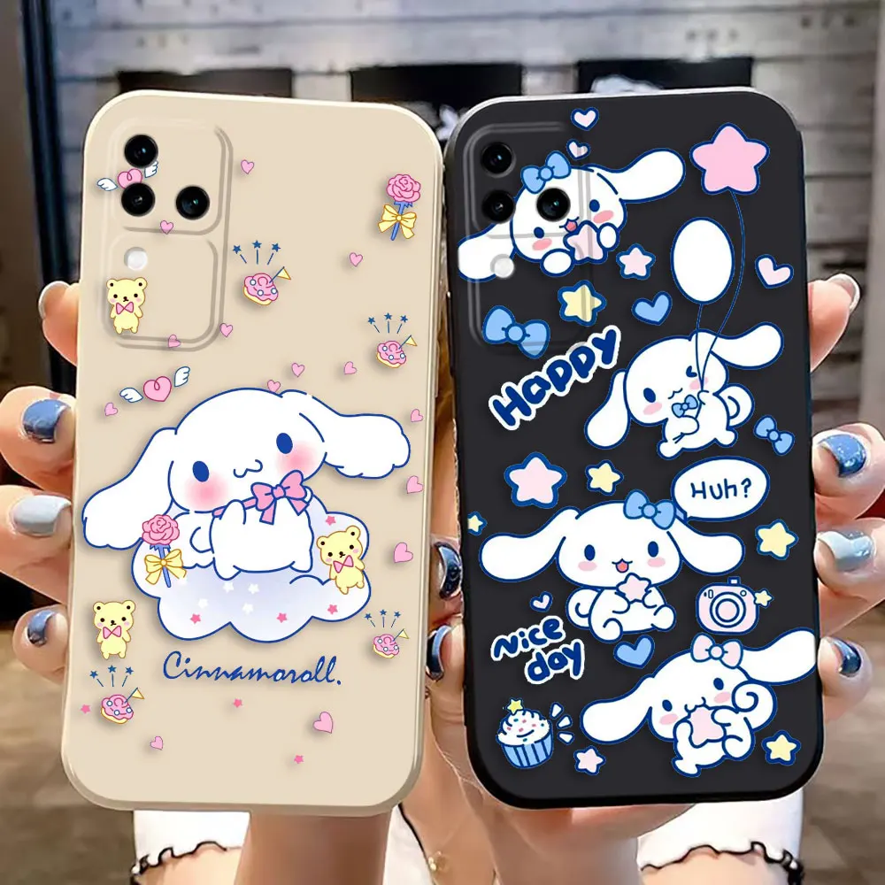 Cartoon Dog Cinnamoroll Cover Phone Case For VIVO S1 S16 V15 V17 V20 V20ES V21 V23E V25 V27 V27E V29 V29E V30 V30E PRO PV23 5G