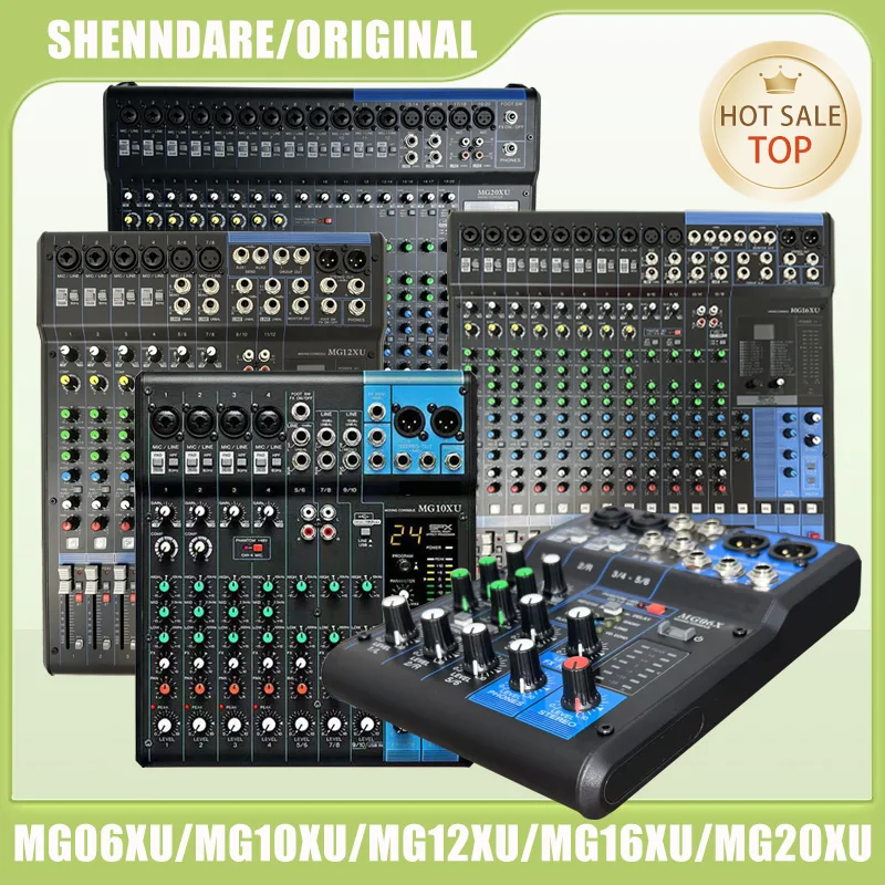 MG16XU 16 channel Audio Mixer with USB and Effects 16-Input Stereo  Analog Mixing Consoles DJ Mixer console Original For Yamaha