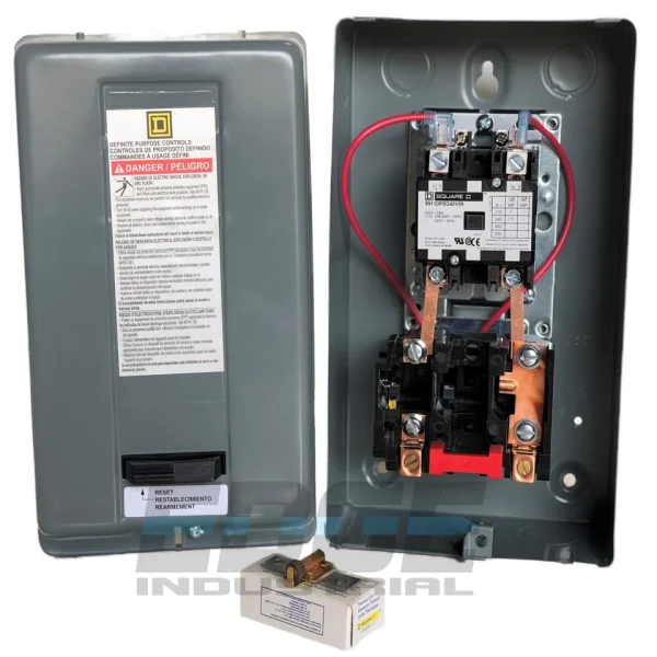 Rand Square D magnetisch 7,5 PS einphasig 208–240 Volt brandneuer Original-Spot-SPS