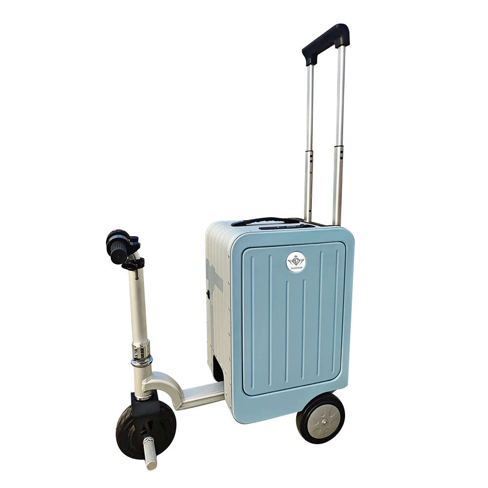 Smart Traveling Luggage Sets Lightweight Electric Suitcase with Telescopic Handle Spinner Luggage for Children's Stroller