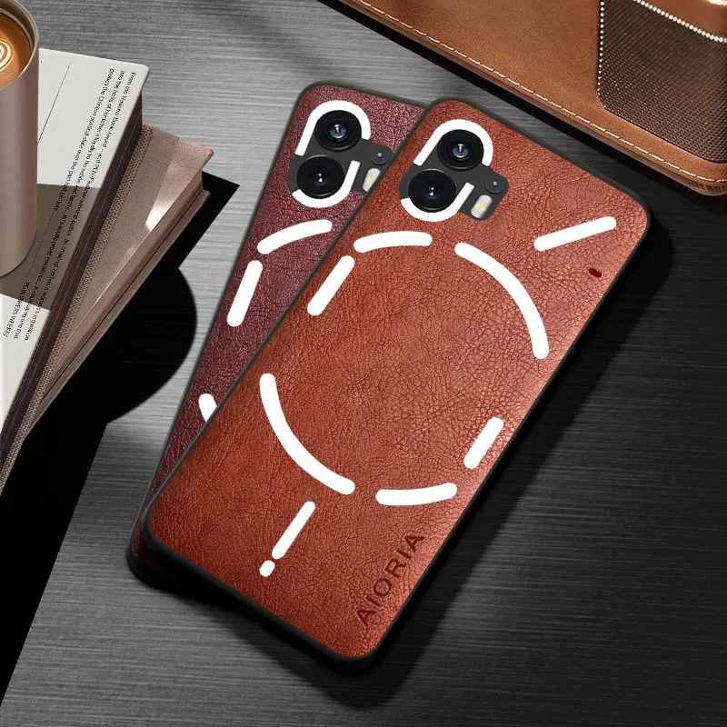 Case for Nothing Phone 2 2A Plus 1 funda classical premium durable pu leather cover for nothing phone 2 case coque