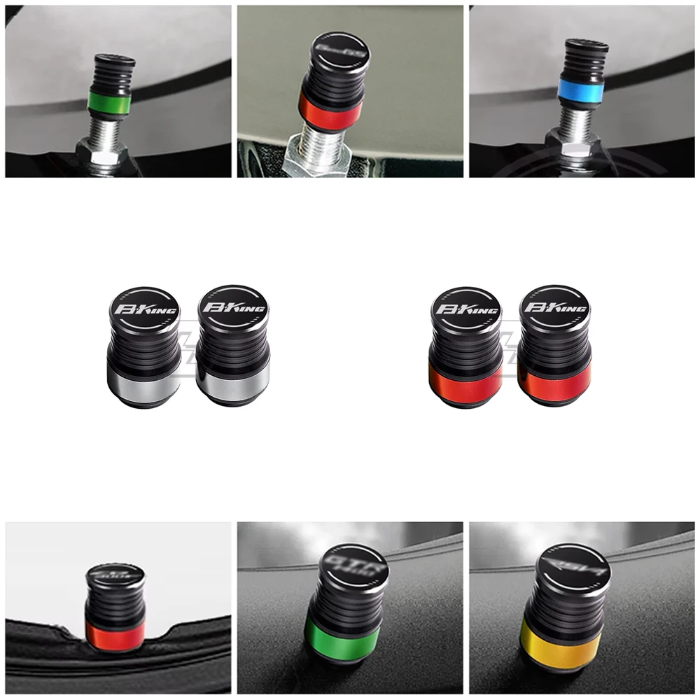 

Motorcycle wheel tire pressure valve cover Caps Covers Casefor Suzuki B-King GSX1300 BKing