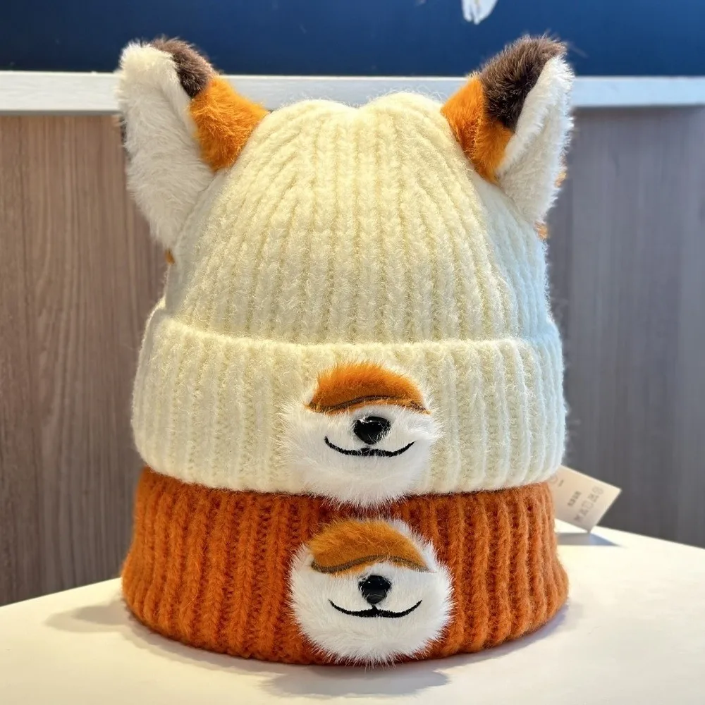 gorros-versateis-e-fofos-com-orelhas-de-raposa-design-de-desenho-animado-aquecidos-e-respiraveis-para-mulheres-e-homens