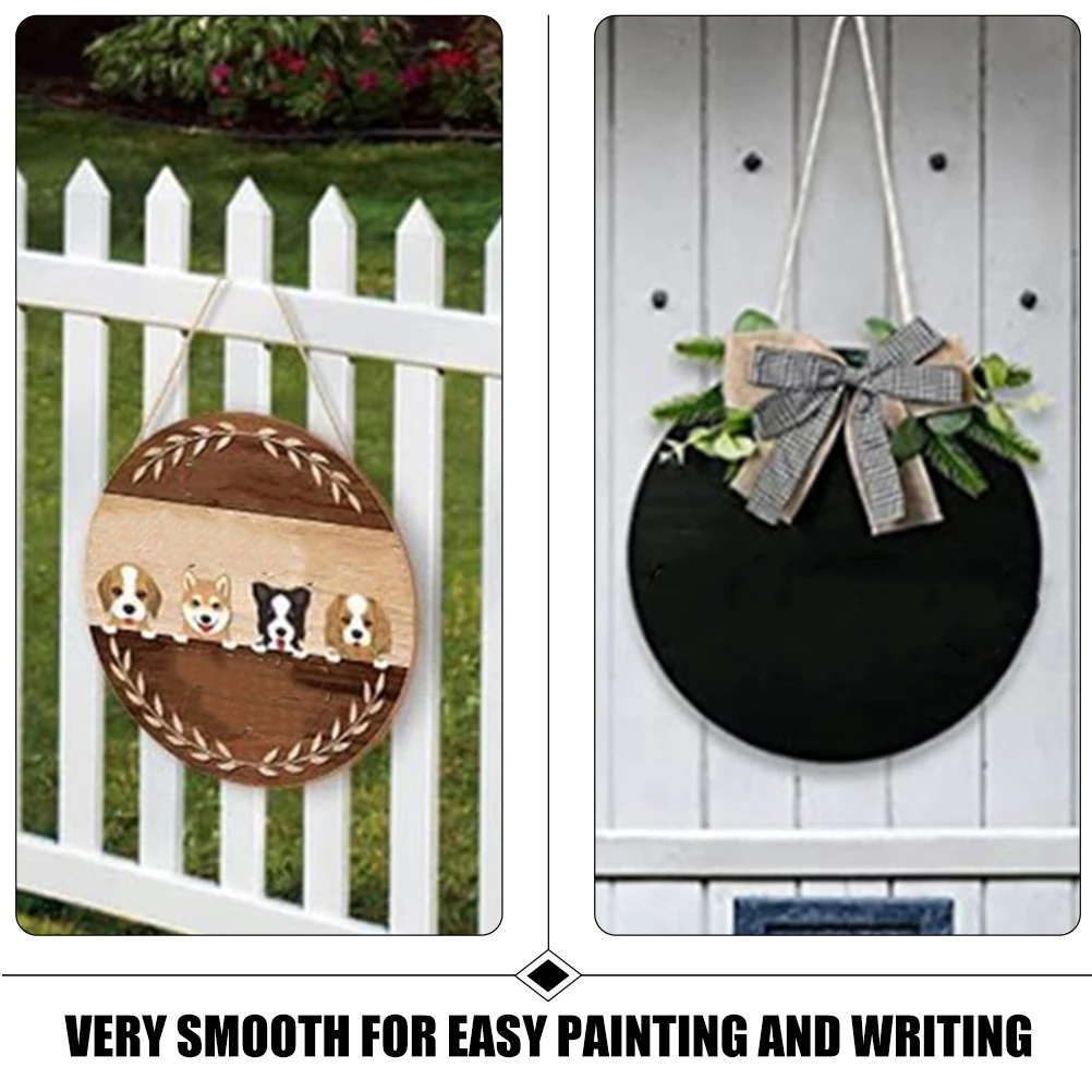 

36pcs Wooden Sign Blank Round Slices Thick Poplar Wood DIY Crafts Unfinished Natural Color Elegant Decor Smooth Surface