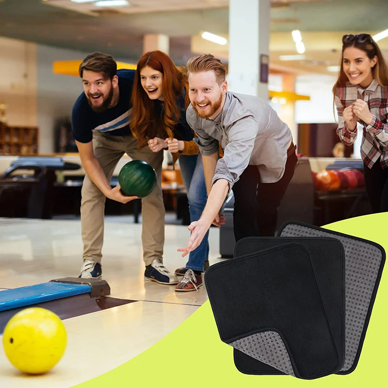 Picture 6: New Microfiber Bowling Cleaning Towel Nonslip Bowling Shammy Pad Washable Dust Debris Remover Polisher Pads Equipment